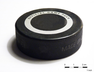 Hockey puck thickness