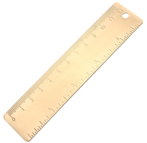 Seven inches Ruler