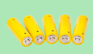 Five AA batteries or Seven AAA batteries: 