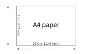 Length of A4 Size Paper