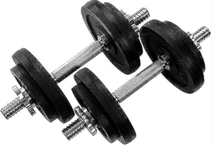 A Ten Kilogram Dumbbell