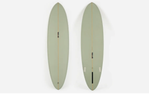 Four medium-sized surfboards