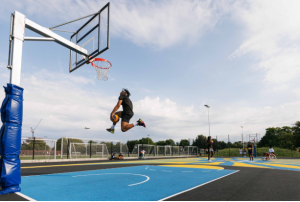 Five Basketball Courts