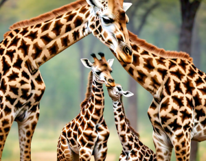 Four Giraffes