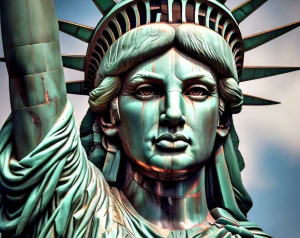 ¼ Statue of Liberty